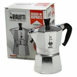 Cafetera Italiana Bialetti MOKA Plateado Aluminio 12 Tazas