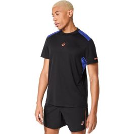 Camiseta de Manga Corta Hombre Asics ASICS Padel Court Ss Top Negro (S)