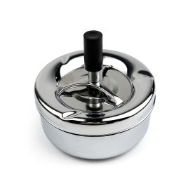 Confortime Cenicero Acero Push 11 cm (24 Unidades)