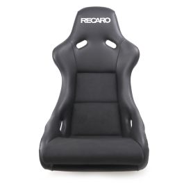 Recaro RC070770885 Asiento TUV Pole Position Piel Artificial Negro-Dinamica Negro Piloto&Copiloto