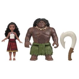Mattel Jdd45 Pack 2 Minimuñecas Disney Vaiana y Maui para Niños +3 Años Mattel Jdd45 Pack 2 Minimuñecas Disney Vaiana y Maui para Niños +3 Años