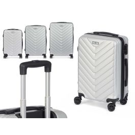 Set 3 Maletas ABS Gris Claro Arte Regal - 49x74.5x25 cm, 67x45x26 cm, 57x38x23 cm