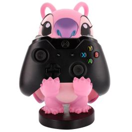 Cable Guy Soporte Figura Angel Stitch Disney 21cm, para Mandos PlayStation 5 DualSense, Xbox Series S/X y Smartphones, Compatible iPhone