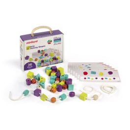 Miniland Juego Didáctico Eco Activity Shapes, 36 Piezas de Formas Geométricas para Ensartar, Fibras de Abeto y Cordones Algodón Natural Precio: 16.89000038. SKU: B15TTQX25H