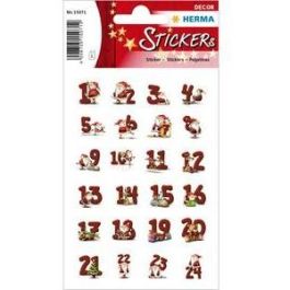 HERMA 15071 Decoración Números Navidad Papel Rojo Permanente 72 Piezas Precio: 12.89000053. SKU: B13BG93ZMT
