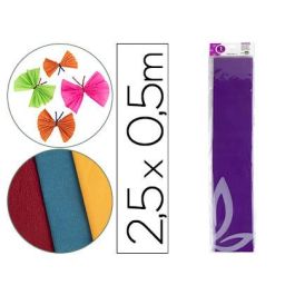 Papel Crespon Liderpapel 50 cm X 2.5M 34 gr-M2 Violeta