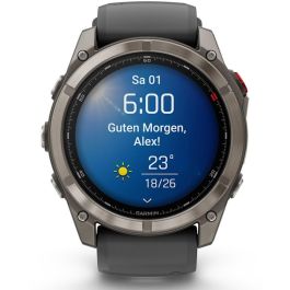 Garmin fenix 8 Pro (51mm) graphit/titan Reloj GPS para Deporte AMOLED Pantalla Táctil 32GB Resistencia Agua 10 ATM