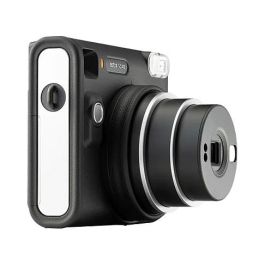FUJIFILM Instax SQUARE SQ40 Cámara Instantánea, Formato de Película Cuadrado 62x62 mm, Color Negro, con Espejo para Selfies y Flash Integrado
