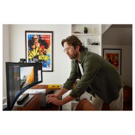 HP Ratón Inalámbrico Recargable 710, Ambidextro, RF Wireless + Bluetooth, 3000 DPI, 7 Botones, Negro