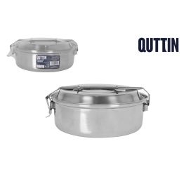 Quttin Fiambrera con Plato de Acero Inoxidable, 21 cm (6 Unidades) Precio: 35.58999983. SKU: S2201422