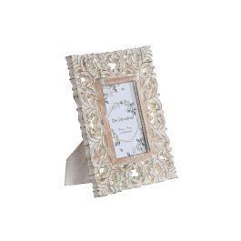 DKD Home Decor Marco de Fotos para Foto 10x15 cm Estilo Indio de Madera Mango y Cristal Blanco Natural - Pack 2 Unidades, 26x21x2 cm Precio: 19.68999967. SKU: B1JASENTJP