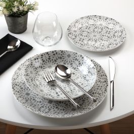 Versa Plato Hondo Losett de Porcelana (12 Unidades) Versa Plato Hondo Losett de Porcelana (12 Unidades)