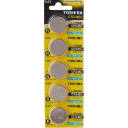 Pack de 5 Pilas de Botón Toshiba CR2450/ 3V/ Alcalinas Precio: 8.49999953. SKU: B1EXQSTD5W