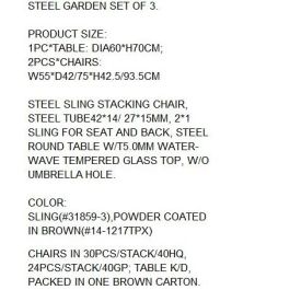 DKD Home Decor Sunset26 Mesa Terraza Y Jardin Multicolor Verde Jade Acero Poliester Cristal 60 x 70 x 60 cm Set de 3