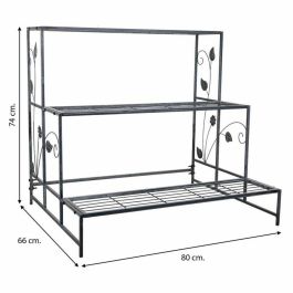 Soporte para Maceta Alexandra House Living Gris Hierro 66 x 74 x 80 cm Soporte para Maceta Alexandra House Living Gris Hierro 66 x 74 x 80 cm