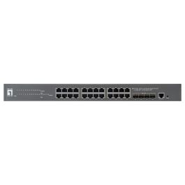 Level One GTP-2871 Switch 24x PoE+ Gigabit Ethernet 4x 10GSFP+ 19" 400W Gestionado L3