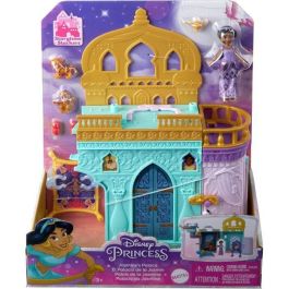 MATTEL HLW93 Princesas Disney Caja Castillo de Jasmine con Figura para Niños +3 Años MATTEL HLW93 Princesas Disney Caja Castillo de Jasmine con Figura para Niños +3 Años