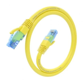 AISENS - CABLE DE RED LATIGUILLO RJ45 CAT.6 UTP AWG26 CCA, AMARILLO, 3.0M