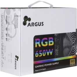 Inter-Tech Argus RGB-650W CM II Fuente de Alimentación 650W 80 PLUS Gold ATX Semimodular Negra