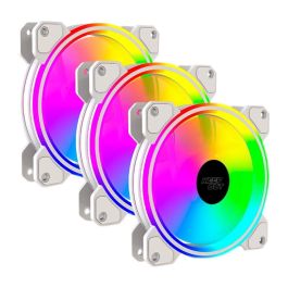 Keep Out XFC-120DRW Ventilador ARGB 120mm PC, 5V ARGB Direccionable, Control PWM, 1600 RPM, 58 CFM, 9 Aspas, Silencioso (27 dB), Rodamiento Hidráulico, Blanco Precio: 22.9416. SKU: B1DTJQW9NW