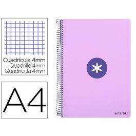 Cuaderno Espiral A4 Antartik Tapa Dura 80H 90 gr Cuadro 4 mm Con Margen Color Lavanda Precio: 5.89000049. SKU: B1B5Z32926