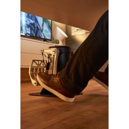 Thrustmaster TPR Ruderpedale Pedales de Timón Simulador de Vuelo PC Analógico Alámbrico USB Negro Plata