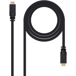 Nanocable 10.15.1815 Cable HDMI 1.4 Macho a Macho 15m Negro Alta Velocidad Ethernet 4K 3D Repetidor Oro 24K Nanocable 10.15.1815 Cable HDMI 1.4 Macho a Macho 15m Negro Alta Velocidad Ethernet 4K 3D Repetidor Oro 24K