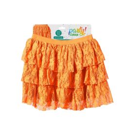 Falda Naranja Sencilla y Multicomplementaria Ideal para Cualquier Ocasión