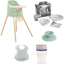 Thermobaby Silla Alta Evolutiva en Silla Refuerzo + Caja de Lavaplatos + Cajas de Conservación + Babero Semirrígido Precio: 143.49999961. SKU: S7182363