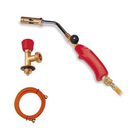 Super Ego Kit Soplete Eco con Quemador de Ø22mm, Lanza 100mm, Mango Ergonómico y Manguera de Alta Presión