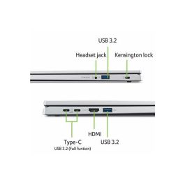 Acer Portátil Aspire Go 15 AG15-71P Intel Core i5-13420H 16GB RAM 512GB SSD Windows 11 Full HD