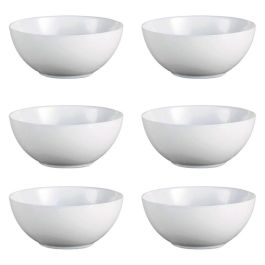 Set de Cuencos Luminarc Diwali Blanco Vidrio (18 cm) (6 pcs)