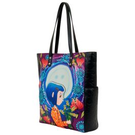 Loungefly Bolsa Shopping Los Mundos de Coraline Laika 30.48x10.16x35.56cm