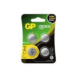 GP Lithium coin cell CR2032 4-pack GP Lithium coin cell CR2032 4-pack