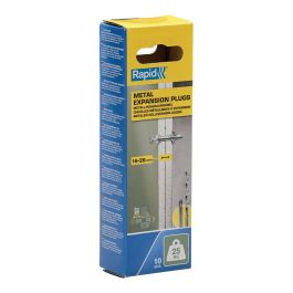 Rapid Taco de expansión metálico Ø8x46 tornillo M4x55, resistencia 25 kg, especial pladur, 10 unid Rapid Taco de expansión metálico Ø8x46 tornillo M4x55, resistencia 25 kg, especial pladur, 10 unid