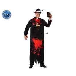 Disfraz Cura Sangriento Halloween para Hombre Adulto Talla M-L - Incluye Sombrero y Sotana Precio: 15.9963573. SKU: S1101266