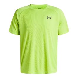 Camiseta de Manga Corta Hombre Under Armour Tech Textured Verde limón 14 Años Precio: 29.49999965. SKU: B15C3L9D8X