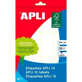 Apli Etiquetas Adhesivas 26x54 mm Escritura Manual C-Romos 12 X 10H Blanco Precio: 1.49999949. SKU: B1G3P29XPT