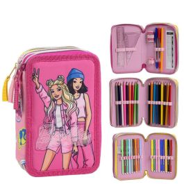 Cerdá Plumier Escolar Completo con Accesorios Giotto Barbie, Estuche Fucsia para Niños, 12.5x6.5x19.5 cm, Edad +3 años Precio: 19.49999942. SKU: B1DAXYVPCE