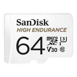 Sandisk Tarjeta de Memoria MicroSDXC High Endurance 64GB Clase 10 UHS-I 100MB/s con Adaptador SD Precio: 76.98999979. SKU: B1EVM3C7ML