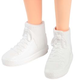 Barbie Muñeca Fashionista Look Animadora HYT90 Mattel con Top Deportivo y Falda Plisada Morada