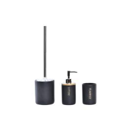 Baño Scandi DKD Home Decor Negro Natural 10.2 x 37.5 x 10.2 cm Set de 3 Precio: 10.50000006. SKU: S3036653
