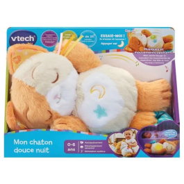 Vtech Gatita Dulce Noche VTE3417765750052 Peluche Musical para Bebé