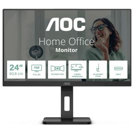 Monitor Profesional AOC 24P3CV 23.8"/ Full HD/ Multimedia/ Regulable en altura/ Negro Precio: 243.49999949. SKU: B16BGPFCF5