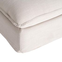 Puf Beige Dm-Tejido Salón 100 X 100 X 42 cm