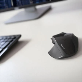 Ratón Inalámbrico Óptico NGS BOWBLACK Negro 1600 dpi (1 unidad)