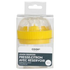 Cook Concept Exprimidor Limón con Depósito y Marcador de Centilitros, Capacidad 100 ml, Colores Surtidos