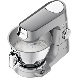 Kenwood KVC85.124SI Robot Pastelero Multifunción Chef Baker 1200W con Báscula Integrada 6kg y 2 Cuencos 5L y 3.5L - Plata