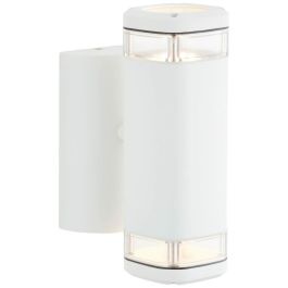 Aplique de Pared Brilliant Jandy Exterior 18 W Blanco GU10