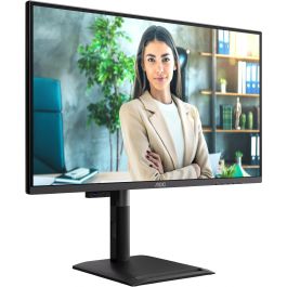 AOC Q27P4U Monitor de 27" Wide Quad HD 2560x1440 4ms 120Hz IPS con 2xHDMI, DP y USB Lift Negro